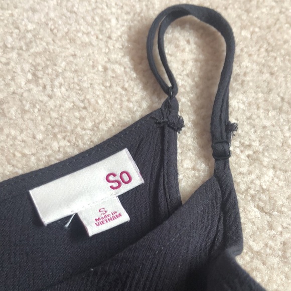 πHP! Black Tank Top with Buttons - Picture 4 of 8